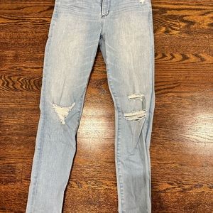 Abercrombie and fitch high rise/super skinny jeans